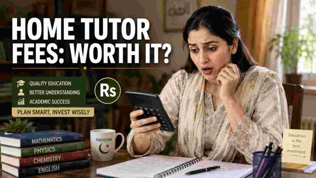 How Much Home Tutors Charge in Pakistan