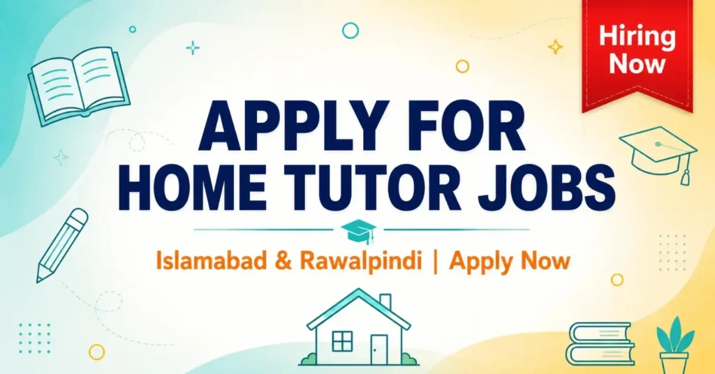 Image for Home tutor jobs in islamabad & Rawalpindi